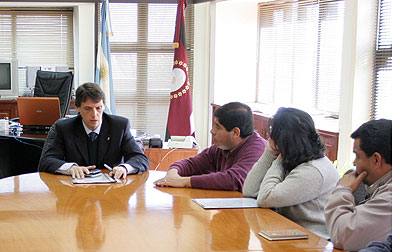 El Ministro de Justicia Pablo Kosiner se reunión con funcionarios del municipio Cafayate en Salta