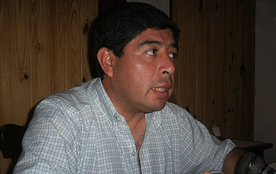 Intendente de Cafayate Juan Esteban Ocampo, quien no hizo llegar los informes trimestrales