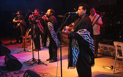 Inti-kari en la actuación de Serenata a Cafayate 2009