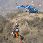 Rescataron a una montañista accidentada en el cerro San Isidro