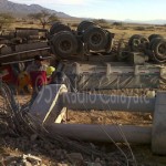 Las fotografías del accidente del camión minero
