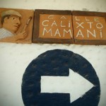 Señalizaron la calle Calixto Mamaní