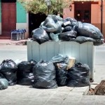 La medida de fuerza de municipales afectó seriamente la recolección de residuos