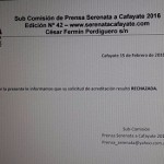 Criticas por las acreditaciones periodísticas en la Serenata a Cafayate