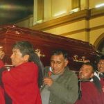 Enorme muestra de congoja y respeto en la llegada de los restos del Obispo Demetrio Jiménez