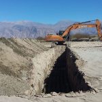 El gobierno de la provincia comenzó los trabajos de limpieza y encauzamiento del río Chuscha