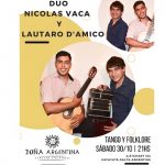 El dúo Lautaro D´Amico y Nicolás Vaca se presentará este sábado en Cafayate