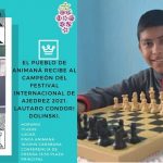Animaná recibe al campeón internacional de ajedrez con una caravana y una rueda de prensa