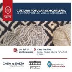 Se realizará la 41° Feria Artesanal de los Valles Calchaquíes 2022 en Buenos Aires