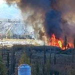 Se quemaron cerca de 3 hectáreas en Angastaco tras un inciendio en una finca