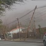Se registraron caídas de postes en Cafayate, Molinos y Palermo Oeste por los fuertes vientos