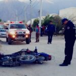 Un hombre debió ser hospitalizado tras un accidente entre dos motocicletas