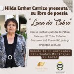 Hilda Esther Carrizo presentará su libro de poesías “Luna de Cobre”
