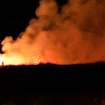 Un incendio en Animaná puso en alerta a la comunidad