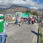 Nuevo paro y movilización de ordenanzas de escuelas del Valle Calchaquí