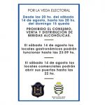 Medidas y restricciones por la veda electoral en Cafayate