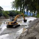 Trabajos de mantenimiento, limpieza y encauzamiento en los ríos Chuscha y Santa María