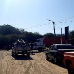 Manifestación en Molinos para reclamar por el pésimo estado de la Ruta 40