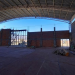 Se avanza en la construcción del Polideportivo de Payogasta