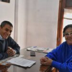 Rita Guevara y Fernando Almeda se reunieron para comenzar la etapa de transición